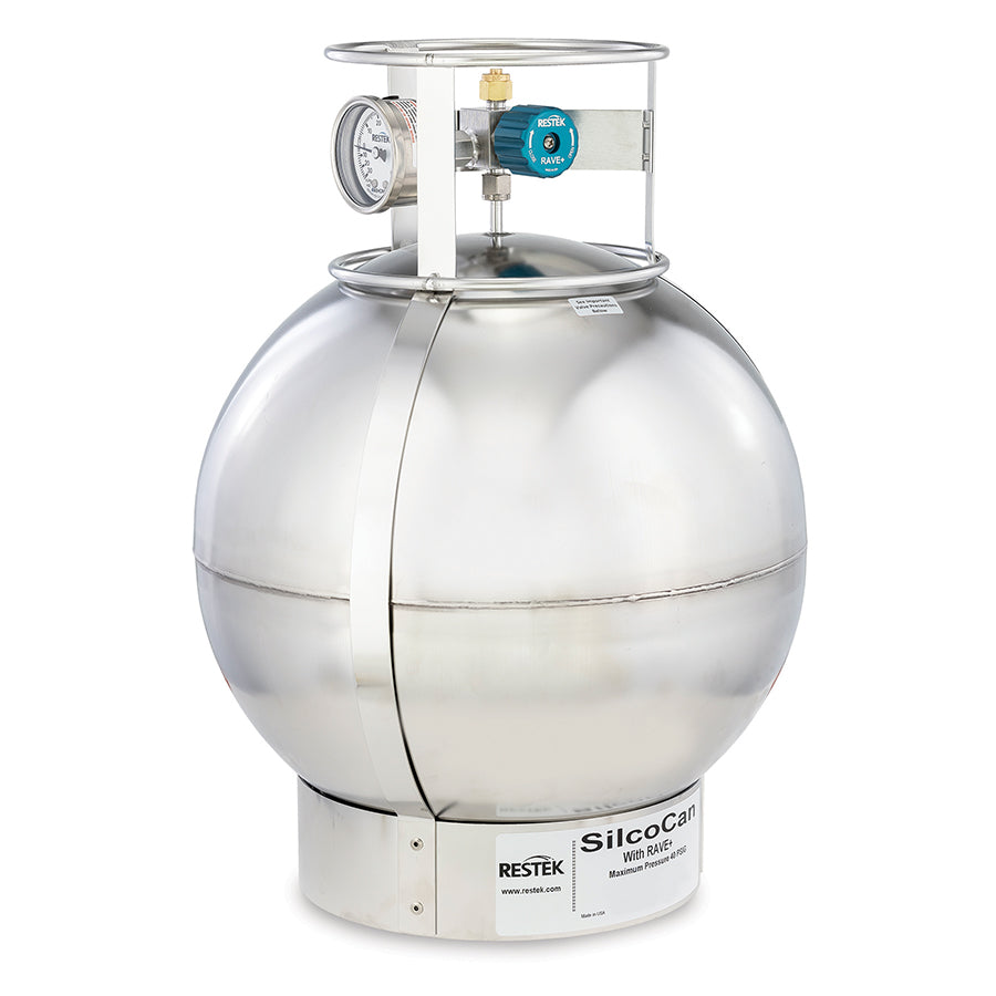 SilcoCan Canister, 15L, with 3-Port RAVE+ with Gauge