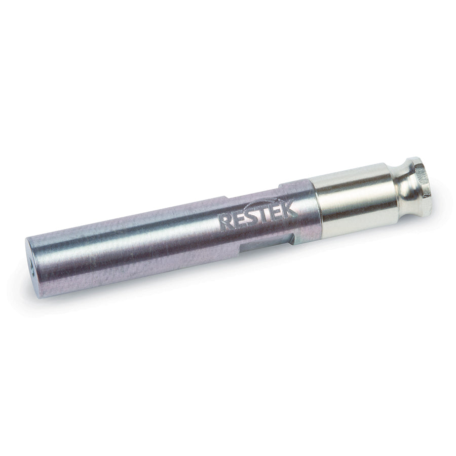 Male RAVEqc Valve to 1/4" Tube End Fitting, Extended (1.58"), Siltek Treated