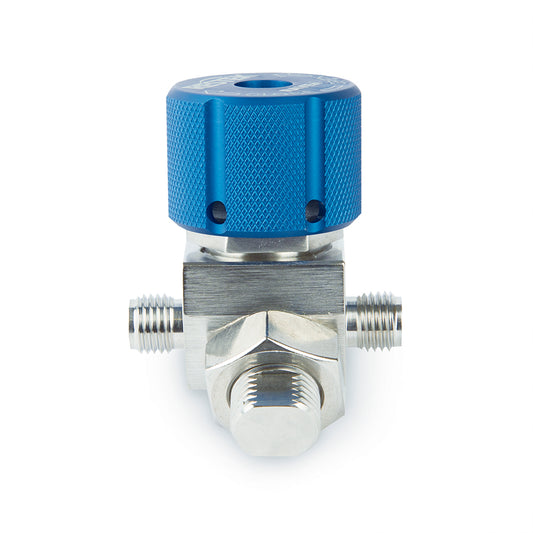 2 Port RAVEn -SS, 1/4" Diaphragm Valve - Stainless Steel, for Entech canisters