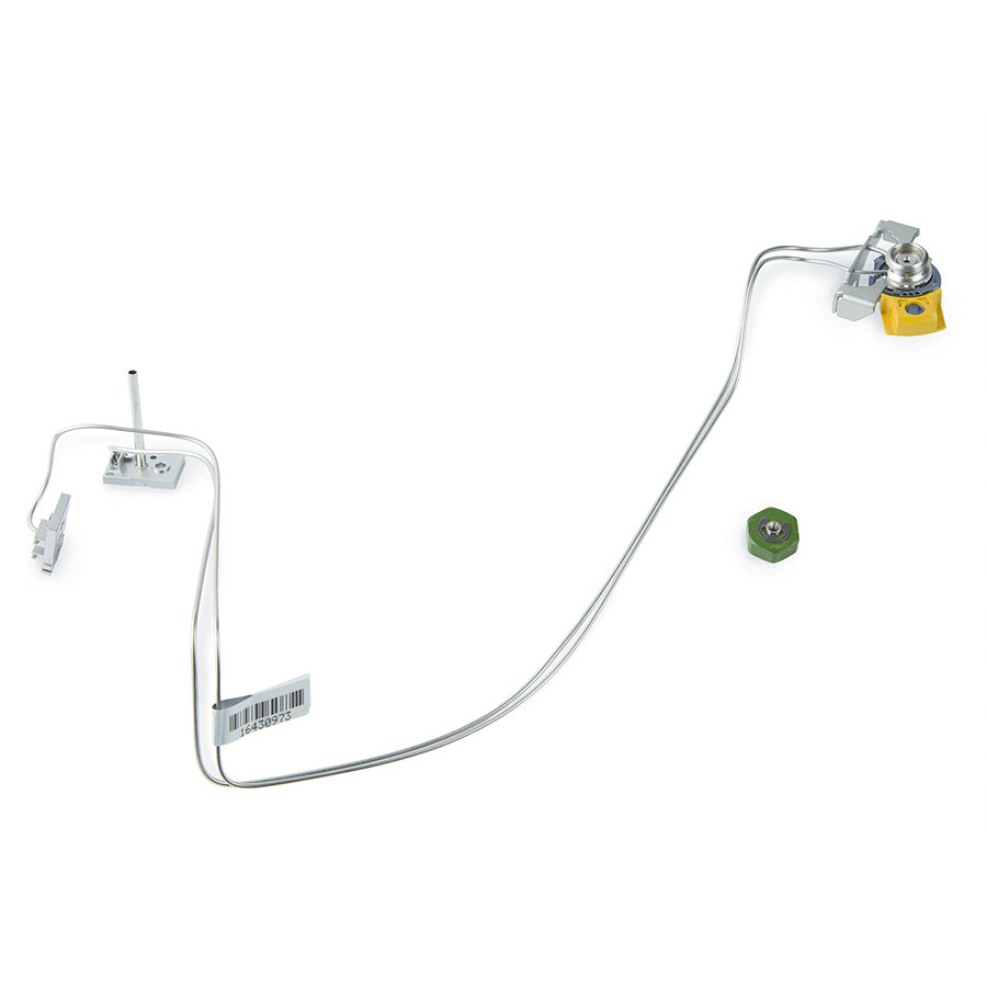 Split/splitless weldment and septum nut for Agilent GC 7890 Split/Splitless Injector, Modified for SPME Arrow