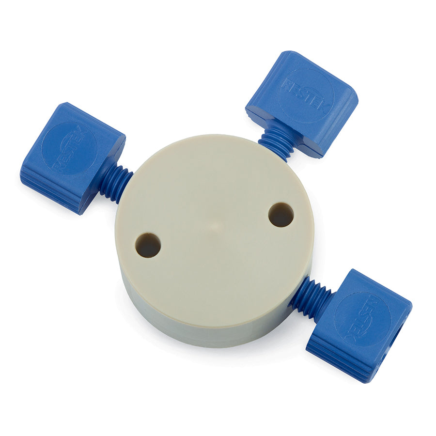 PEEK Tee, 0.25mm Bore, 1/16", 10-32, 5,000psi, ea.