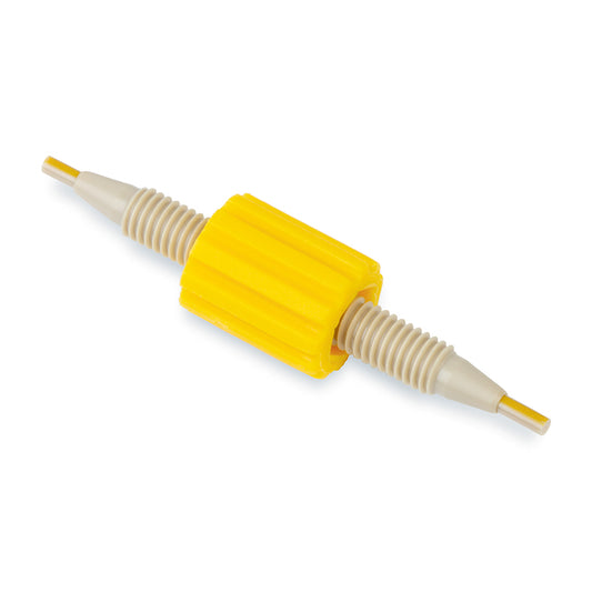 PEEK Column Coupler, 0.17mm Bore, 10-32, yellow, 5,000psi, ea.