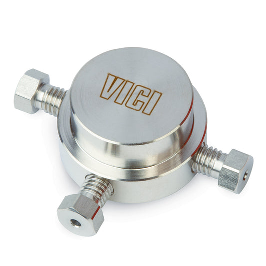 SS Valco Tee for UHPLC, 0.25mm Bore, 1/16", 10-32, 20,000psi, ea.