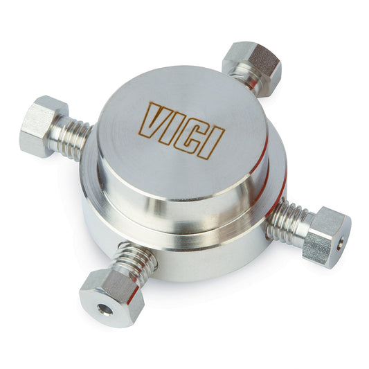 SS Valco Cross for UHPLC, 0.50mm Bore, 1/16", 10-32, 20,000psi, ea.