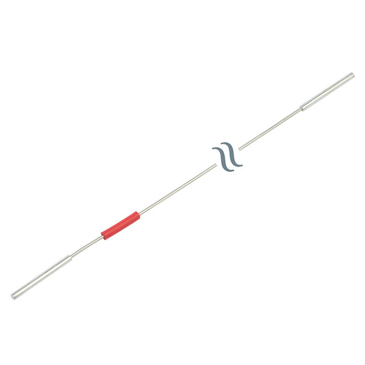 SS Tubing, 1/32" OD, w/1/16" Ends, 0.005" ID, red, 800 mm, ea.