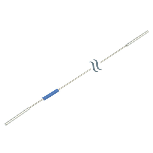 SS Tubing, 1/32" OD, w/1/16" Ends, 0.010" ID, blue, 800 mm, ea.