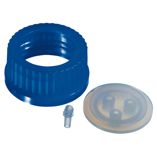 Eco-Cap, 3-Port, For GL-45 Threaded Bottles, ea.