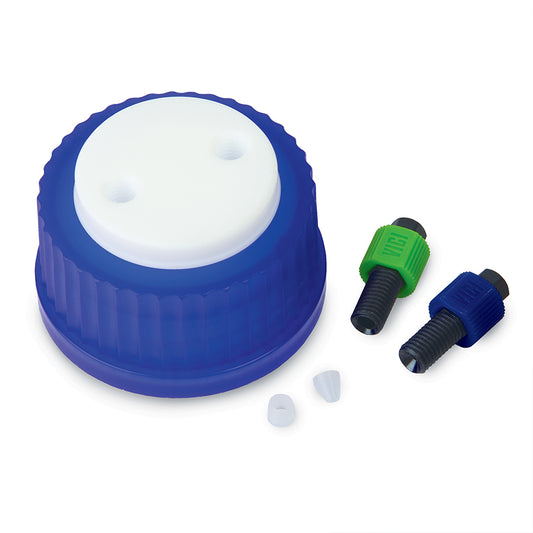 Mobi-Cap, 2-Port, For GL-45 Threaded Bottles, ea.