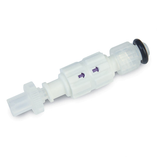 Inlet Valve w/4mm Filter, For Bottle Cap, 1/4-28 Threads, ea.