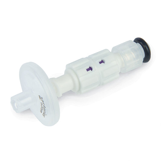 Inlet Valve w/15mm Filter, For Bottle Cap, 1/4-28 Threads, ea.