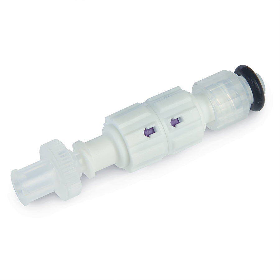 Outlet Valve w/4mm Filter, For Bottle Cap, 1/4-28 Threads, ea.