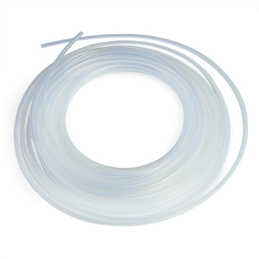 PTFE Tubing, 1/8" OD, Natural, 0.063" ID, 10M, ea.