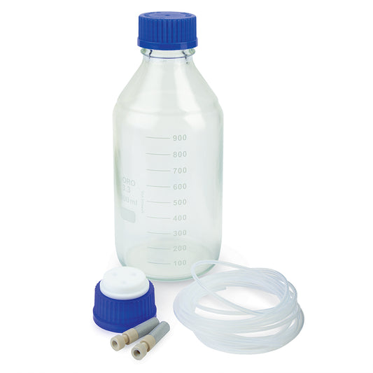 Mobi-Cap Kit w/1L Bottle, Mobi-Cap, 3 m PTFE Tubing, 2 &, 10µm Filters, 1L Bottle, Kit