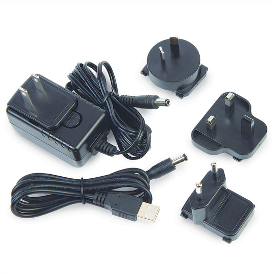 Leak Detector VI Charging Kit for cat.# 28500, Includes Universal Plug A/C Adaptor and USB Cable