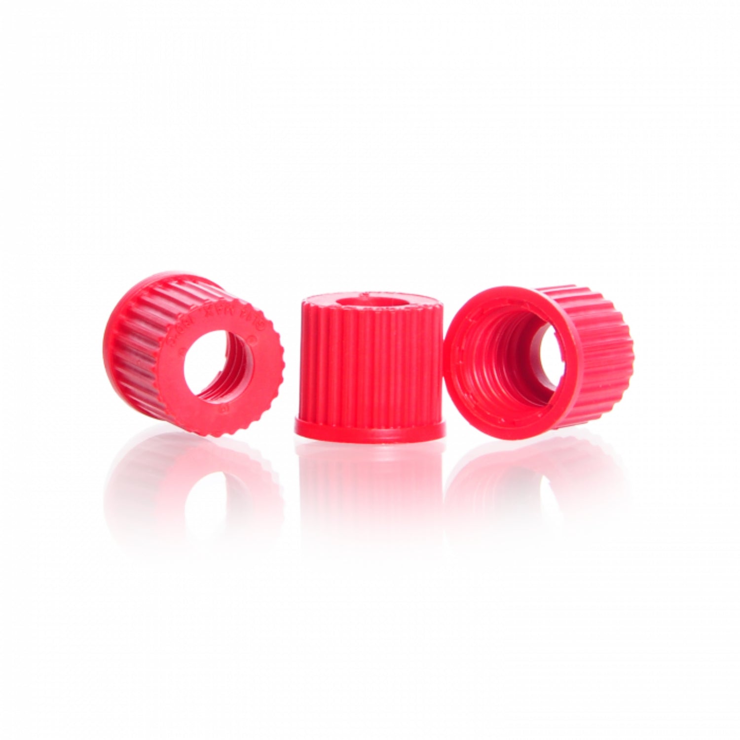Image of N292270508 - DURAN® GL 14 Open Topped Screw Cap, with central aperture, PBT, red