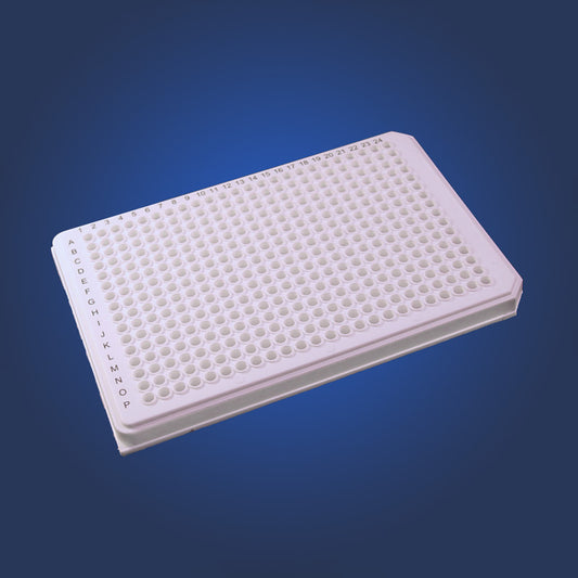TempPlate® Polypropylene 384-Well PCR Plate, A24 and P24 Notches, White, 10/Pack