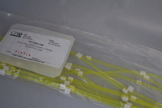 3-Stop Solvent Resistant Pump Tubing, White-White-White, 1.02 mm, 12/pk