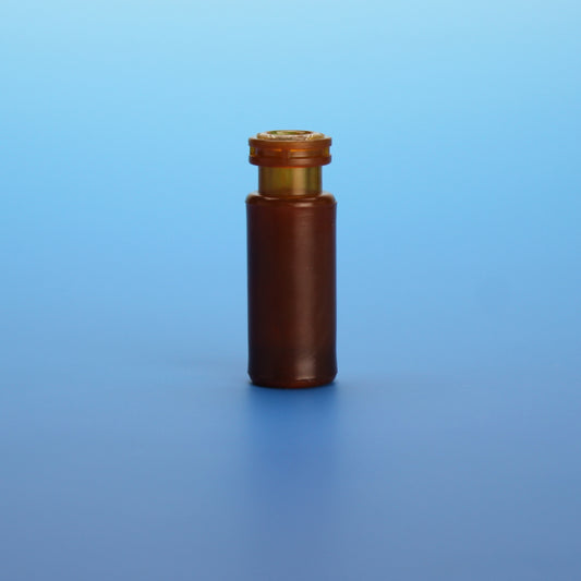 100 µL to 300 µL Glass/Amber Plastic (Glastic) Limited Volume Vial, 12 x 32 mm, 11 mm Crimp/Snap Ring™