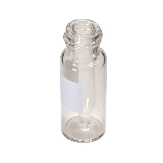 Next Generation - 300µL Clear R.A.M.™ Interlocked™ Vial/Insert, 12x32mm, 9mm Thread with White Marking Spot, Silanized, 100/pk