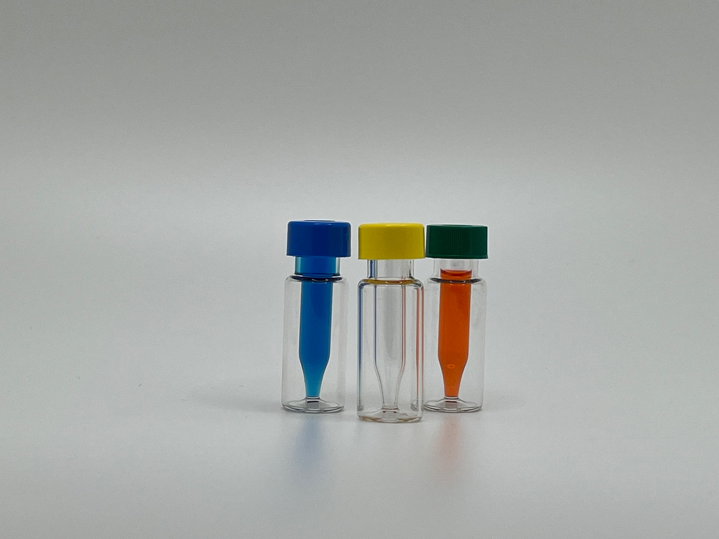 Next Generation - 300µL Clear R.A.M.™ Interlocked™ Borosilicate Glass Vial with fused Insert, 12x32mm, 9mm Thread
