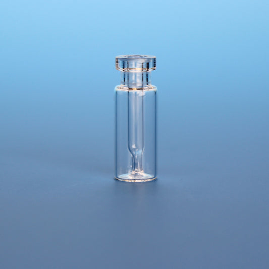 Sale Item - Vial, Interlocked, Crimp Top, 100µL, Clear Glass, 11mm Crimp Special Clearance Pricing Shown, While Quantities Last