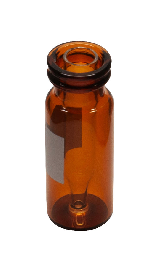 Next Generation - 300µL Amber Interlocked™ Vial/Insert, 12x32mm, 11mm Crimp/Snap Ring™ with White Marking Spot, 100/pk