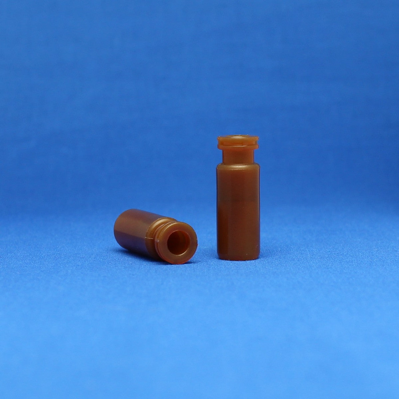 Sale Item - Vial, Screw Thread, R.A.M., 2 mL, 12 x 32 mm, Round Bottom, Amber Glass, 9 mm Thread, Special Sale Price Shown, While Quantities Last