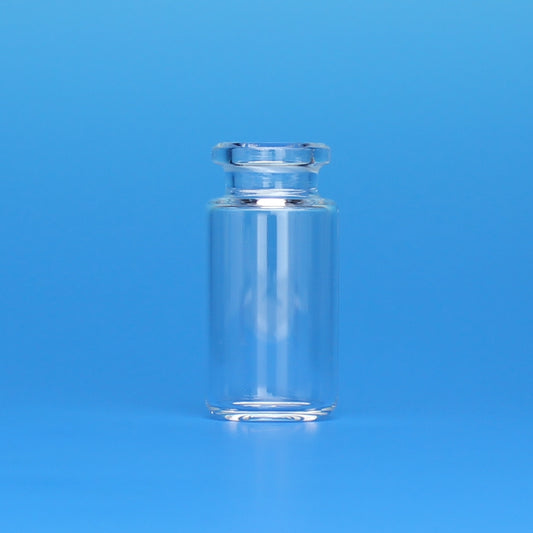 Vial, Headspace, 10 mL, 23x46 mm Round Bottom, Bevelled Top, Clear Glass, 20mm Crimp, 10 Pkgs. Of 100 (Case Of 1000)