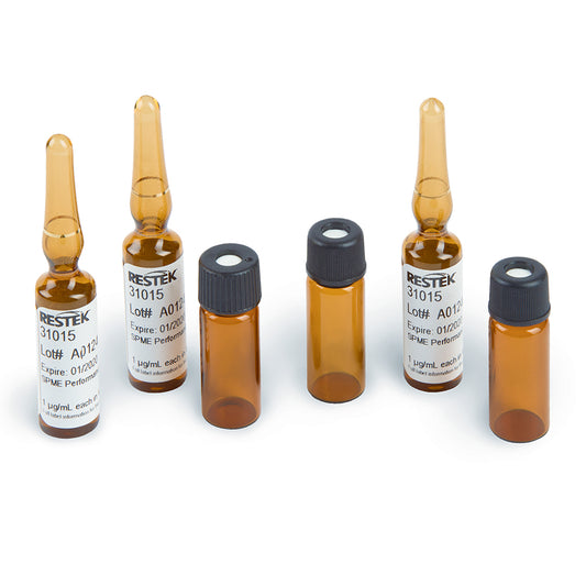 SPME Performance Test Mix 1µg/mL, Water/Methanol (99:1), 1 mL/ampul, 3/pk