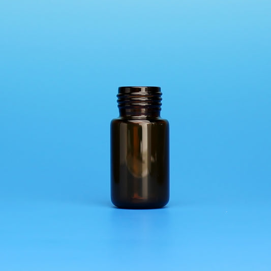 Vial, Headspace, 10mL, 23X46mm Beveled Bottom, Amber Glass, 18mm Thread, 10 Pkgs. Of 100 (Case Of 1000)