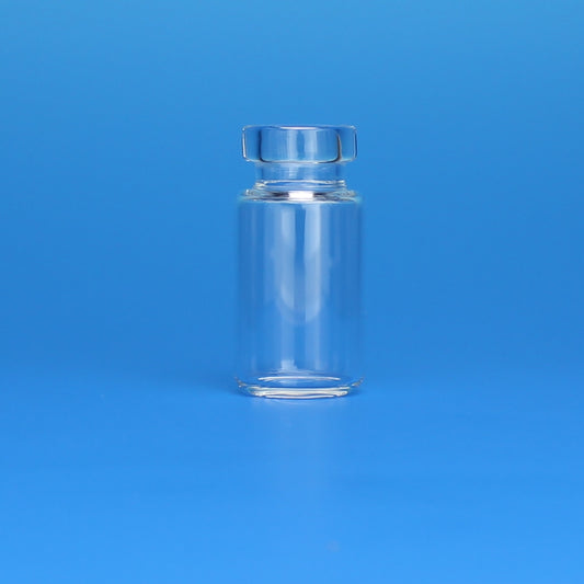 Vial, SPME, 10 mL, 23X46 mm, Radius Bottom, Clear Glass, 20 mm Flat Top Crimp, Thick Lip Finish, 10 Pkgs. Of 100 (Case Of 1000)