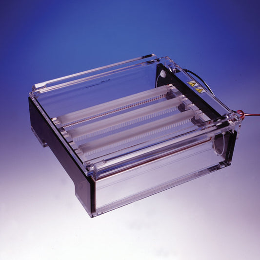 23 x 14 cm DNA Plus High Capacity Gel System, Includes Four 50-Tooth Combs