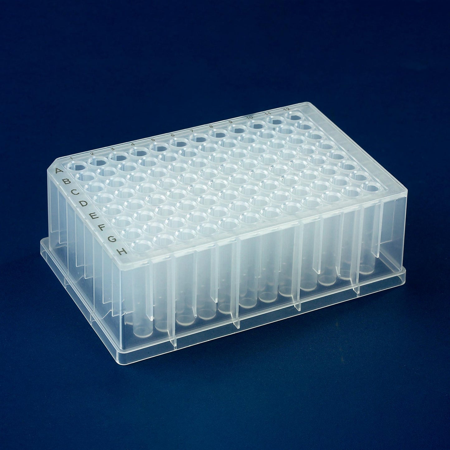 1 mL Deep 96-Well Sterile PlateOne Polypropylene Plate, Round Wells, Natural, Individually Wrapped, 20/Pack