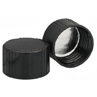 Screw Cap, Open Top, 15-425, Black Phenolic, Without Liner