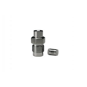 OPTI-MAX® Inlet Cartridge Check Valve, 1/8" Ruby Ball & Sapphire, SS  Cartridge, Varian 2510