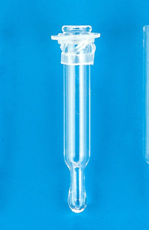 Insert, Limited Volume,100µL, Conical, Precision Formed Mandrel Interior, Glass, with Patented Top Spring