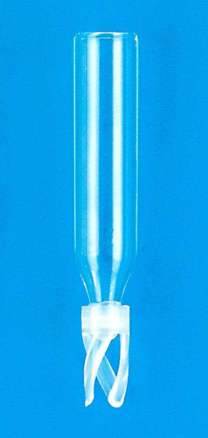 Insert, Big Mouth, 250µL, Conical, Glas, Pulled Point Interior with Bottom Spring, 10 Pkgs. Of 100 (Case Of 1000)
