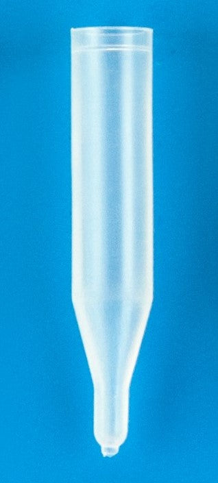Insert, 250 µL, 6 x 31 mm, PP, For Big Mouth Vial 10 Pkgs. Of 100 (Case Of 1000)