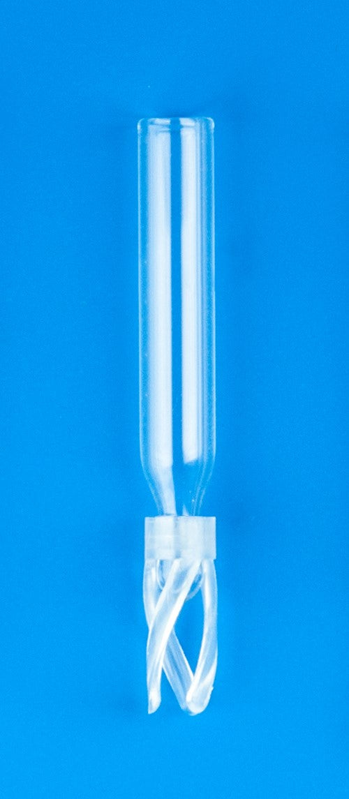 200 µL Glass Conical Limited Volume Insert, 5x36 mm, Precision-Formed Mandrel Interior w/ Bottom Spring