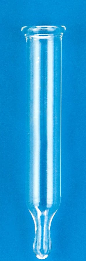 300 µL Glass Conical Limited Volume Insert, 6 x 38 mm, Precision-Formed Mandrel Interior