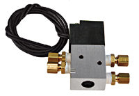 Air solenoid valve assembly, 4-way, 24V DC, 8.5W