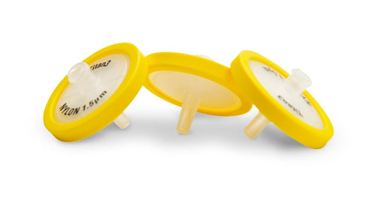 Titan3™ Nylon Syringe Filter, 30 mm, 1.25 µm , Yellow, Non-Sterile