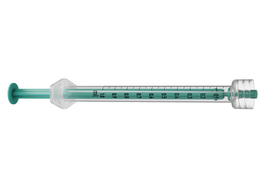 Syringe, CHROMSPEC, 1 mL, Luer Lock, All Plastic, Non-Sterile, 100/pk
