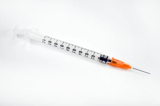 Air-Tite Luer Slip Syringe with Needle, 1 cc/ 1 mL, 25 Gauge, 5/8", Disposable, Sterile, for Laboratory Use Only