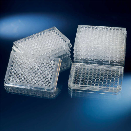 96-Well Polystyrene Plate, V Bottom, Pinch Bar, Sterile, Individually Wrapped, 50/Case