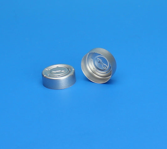 Seal, Total Tear Away, 20 mm, Silver Aluminum, without Septum