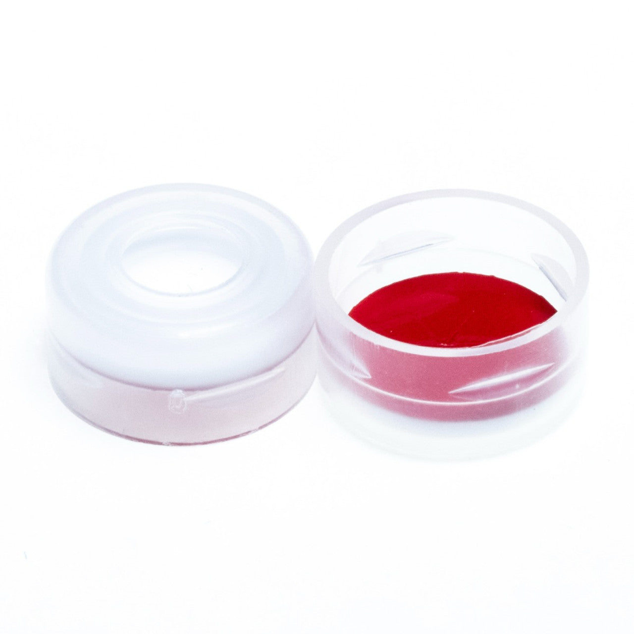 Snap Cap, 11 mm, Clear LDPE, with Starburst PTFE/Silicone Septum, 10 Pkgs. of 100 (Case Of 1000)