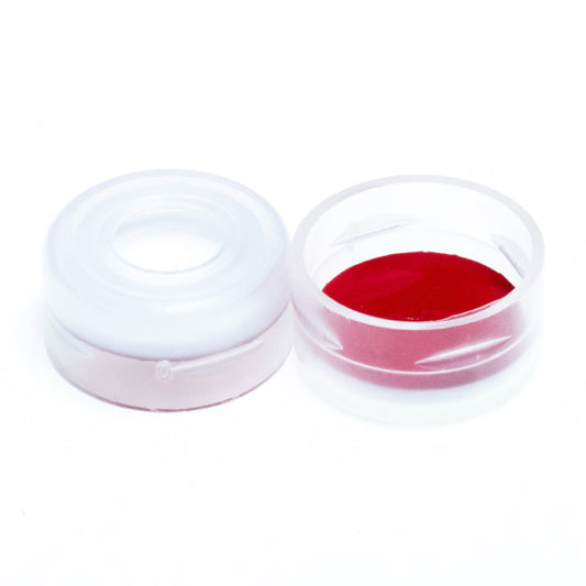Snap Cap, 11 mm, Clear LDPE, with Starburst PTFE/Silicone Septum, 10 Pkgs. of 100 (Case Of 1000)