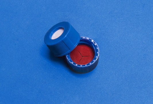 9mm R.A.M.™ Ribbed Cap, Royal Blue, PTFE/Silicone Lined with Y Cut