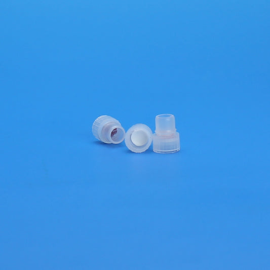 8mm Clear Polyethylene, Silicone Lined, Snap Plug